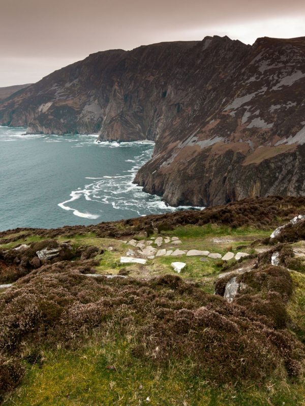 Slieve League cliffs in Donegal Ireland