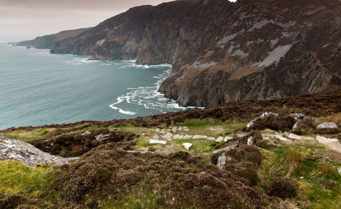 Slieve League cliffs in Donegal Ireland