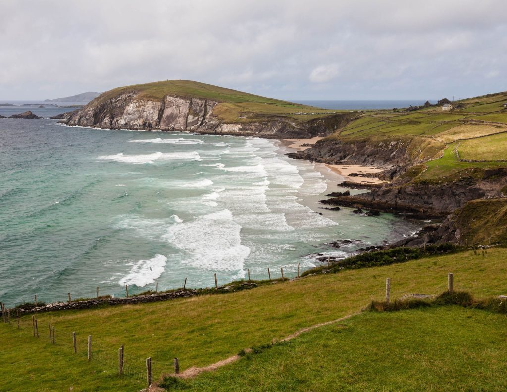 waves crashing Dingle Peninsula of Ireland