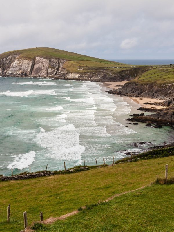 waves crashing Dingle Peninsula of Ireland