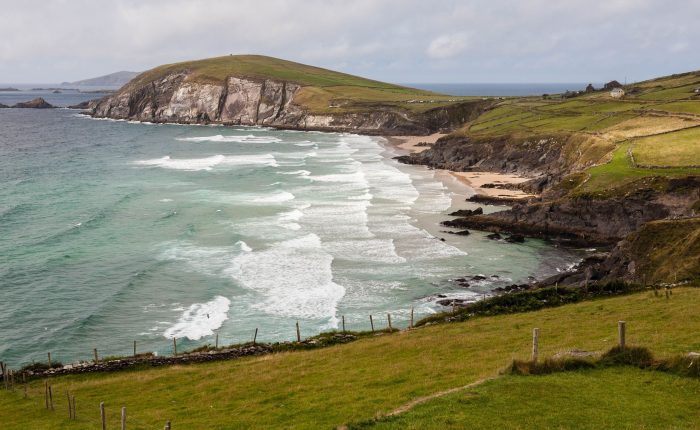 waves crashing Dingle Peninsula of Ireland