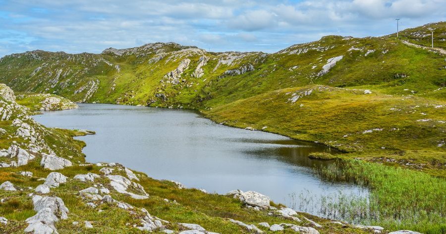 Irish landscape in County Cork near Sheep's Head