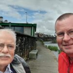 two men walking in Ireland